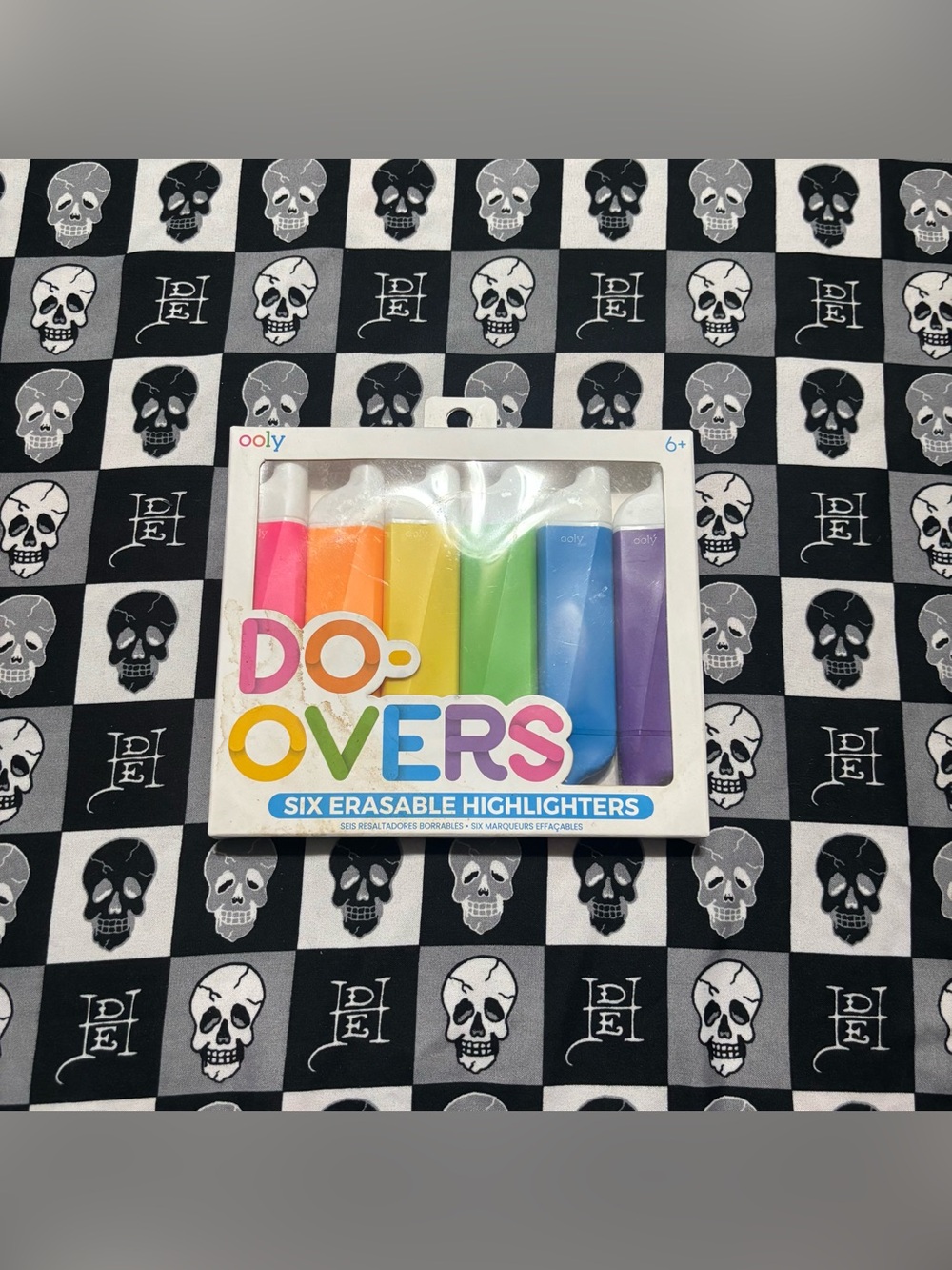 Ooly Do Overs Erasable Highlighter Markers Pack of 6
